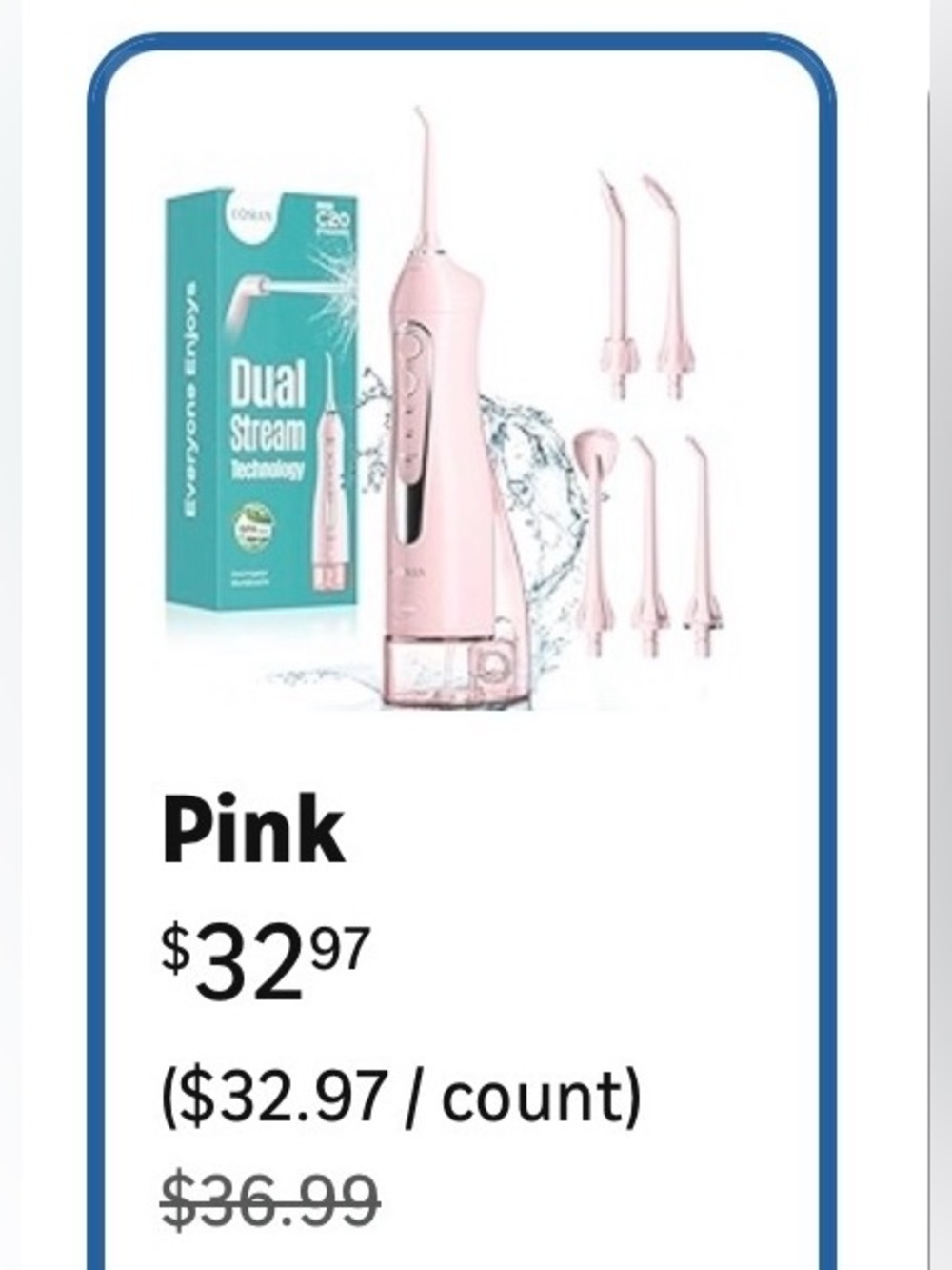 New! COSLUS Water Dental Flosser Cordless